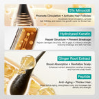 KORMESIC 5% Minoxidil Hair Growth Scalp Massage Cream with Keratin & Ginger, Men & Women, Prevents Hair Loss, Repairs Follicles, Promotes Fast Regrowth, Strengthens Roots, Hair Growth Products — 100 ml — product image 4