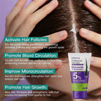 CEROVA 5% Minoxidil &Rosemary Hair Growth Scalp Massage Cream for Men & Women Anti Hair Loss Treatment with Keto & Ginger Root Extract Gel — product image 4